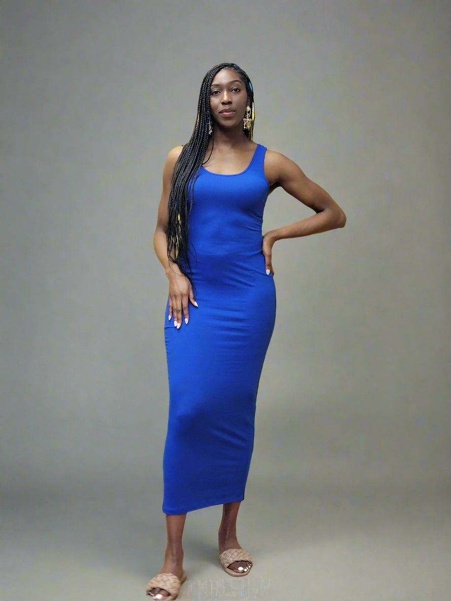 Solid Basic Maxi Dress