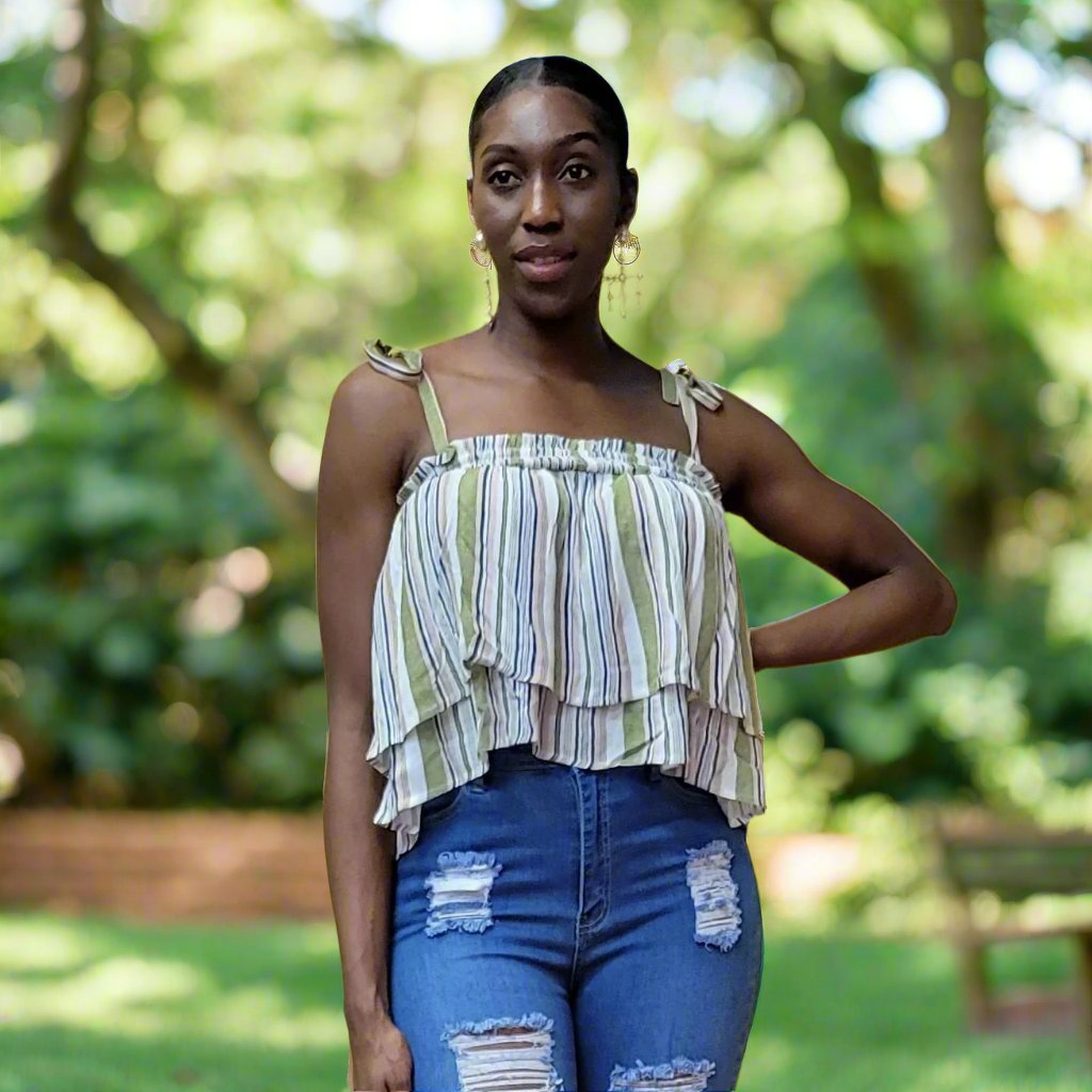 Multi Stripe Tank Top