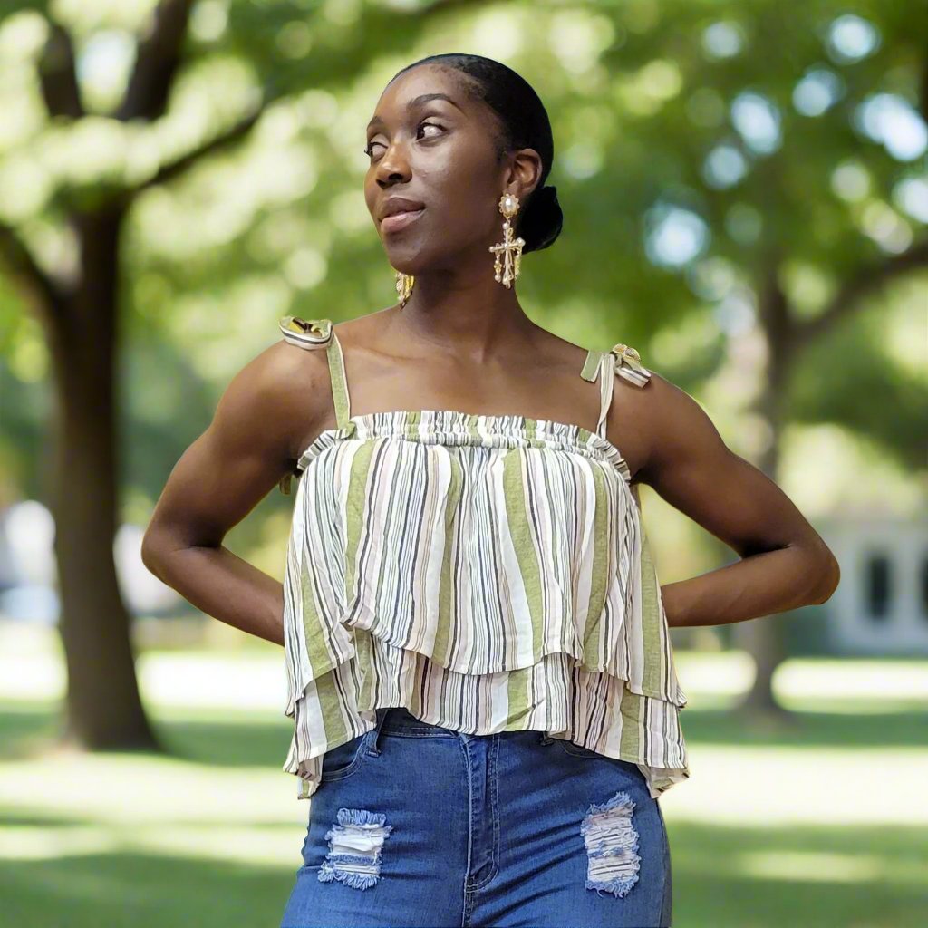Multi Stripe Tank Top
