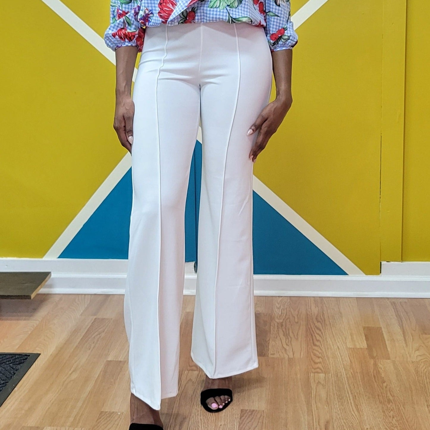 Stretch High Waisted Pants