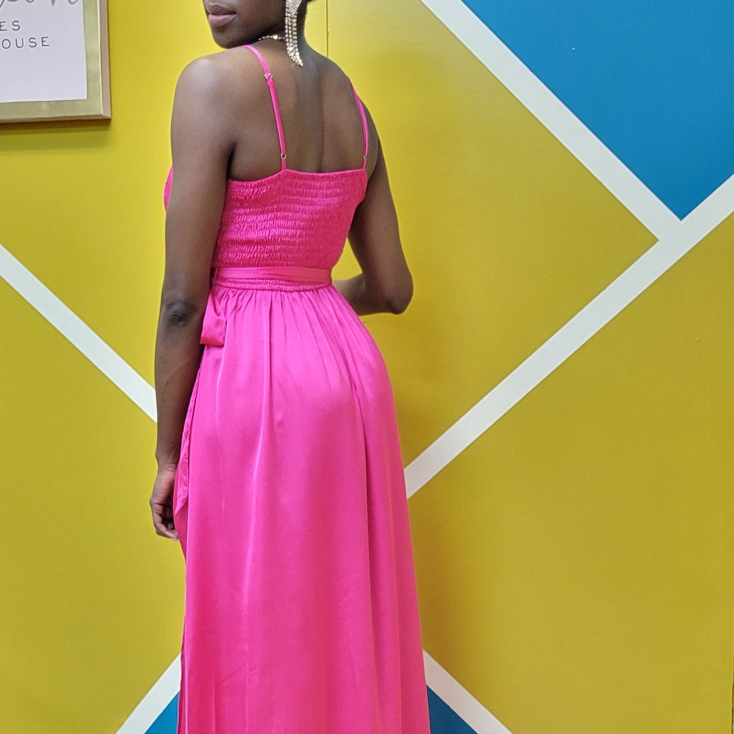 Satin Cami Maxi Dress