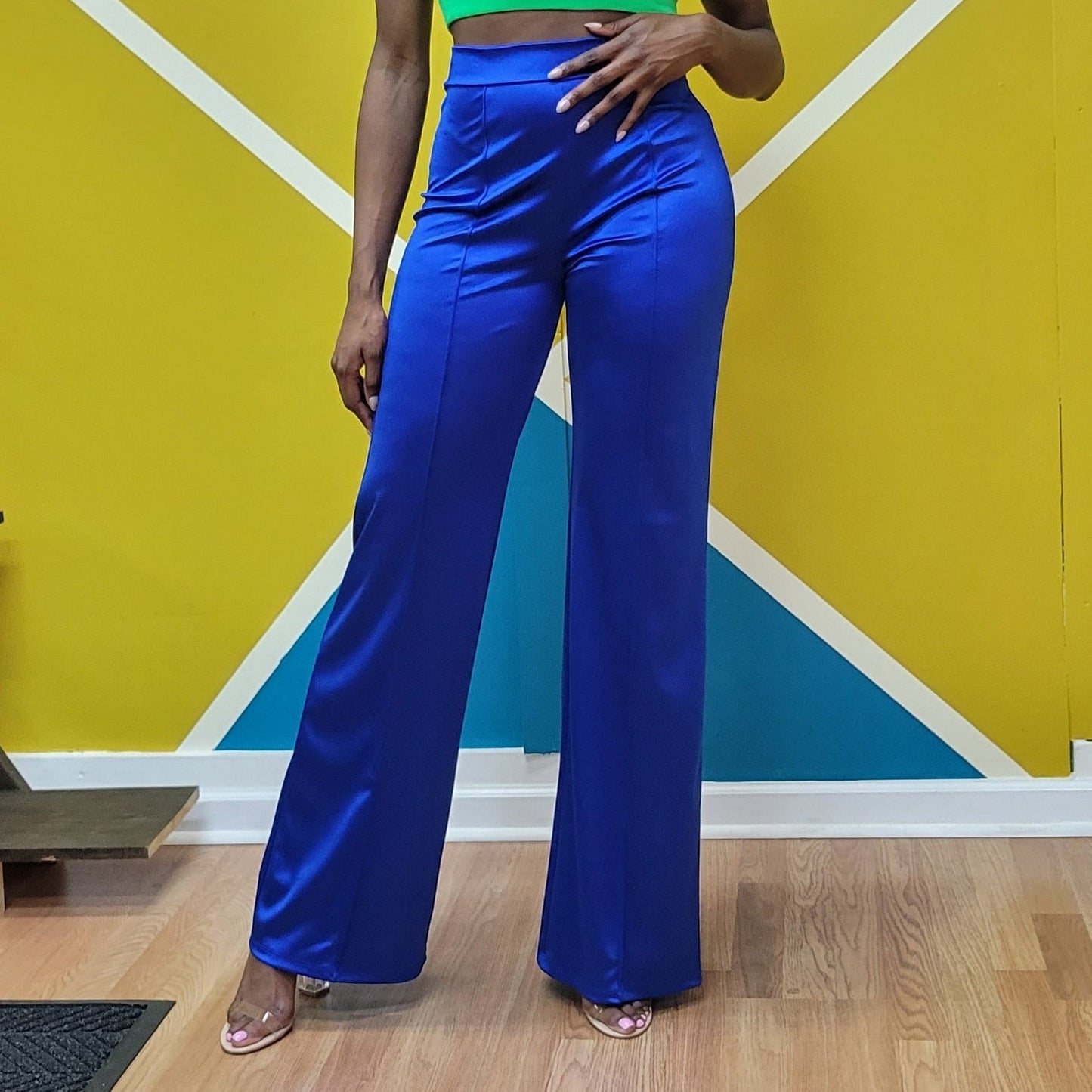 Stretch High Waisted Pants