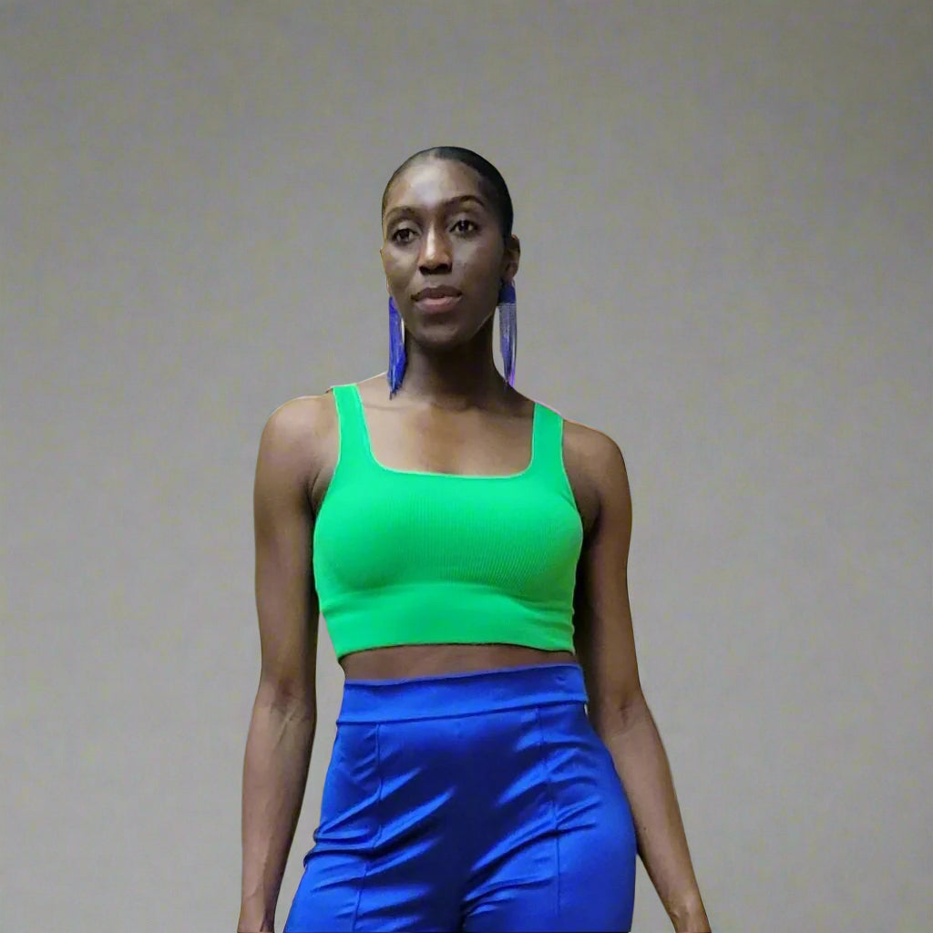Josie Square Neck Seamless Crop Top
