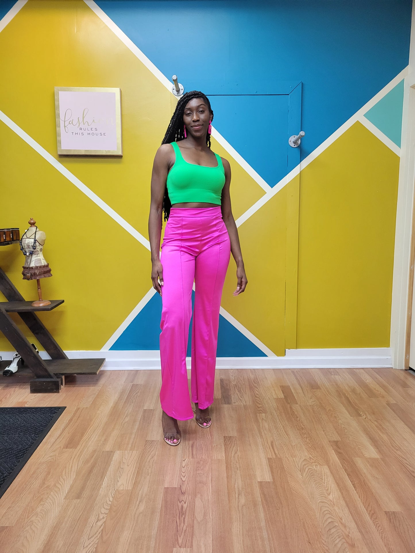 Josie Square Neck Seamless Crop Top