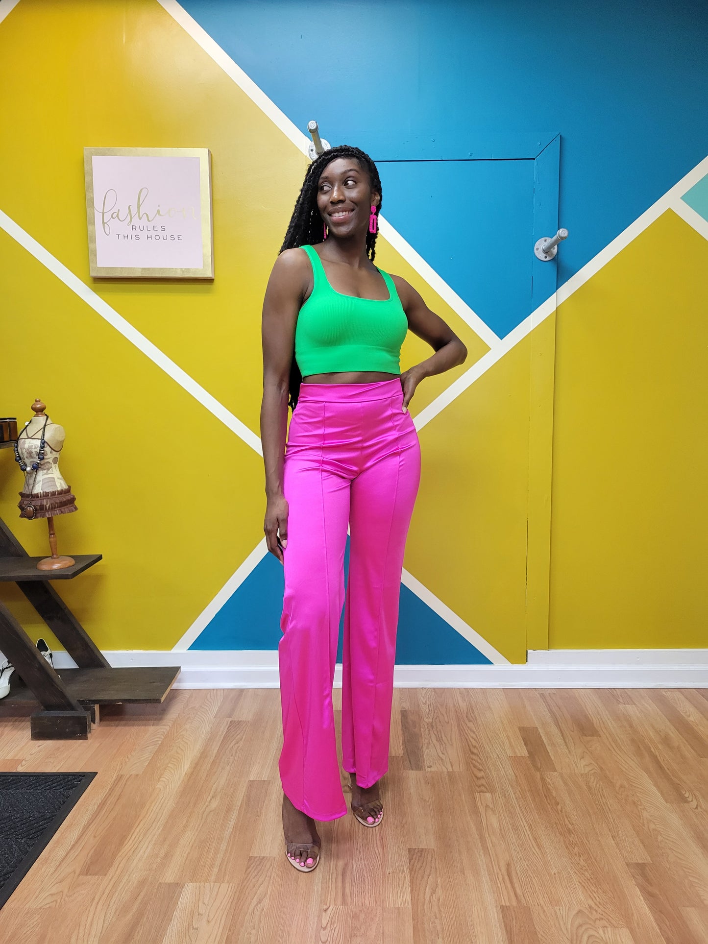 Josie Square Neck Seamless Crop Top