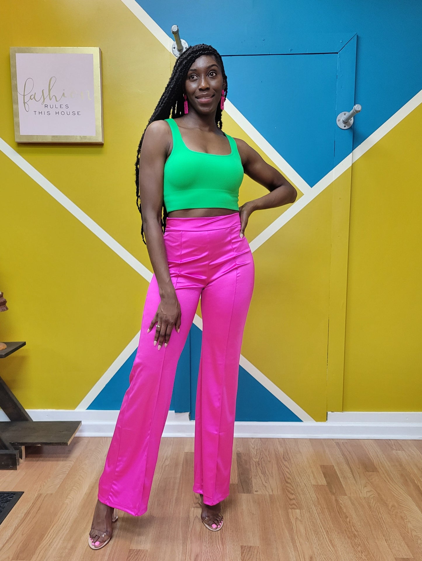 Boss Up Stretch High Waisted Pants