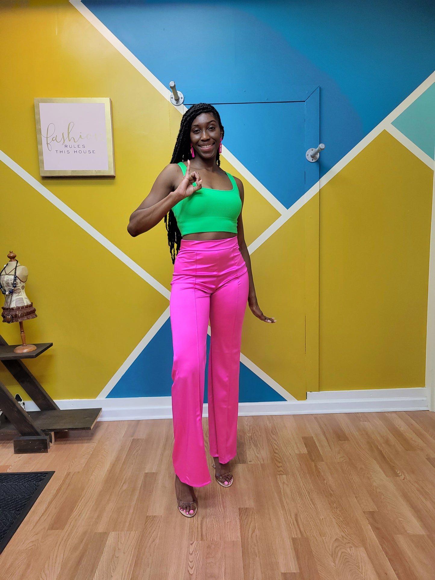 Josie Square Neck Seamless Crop Top