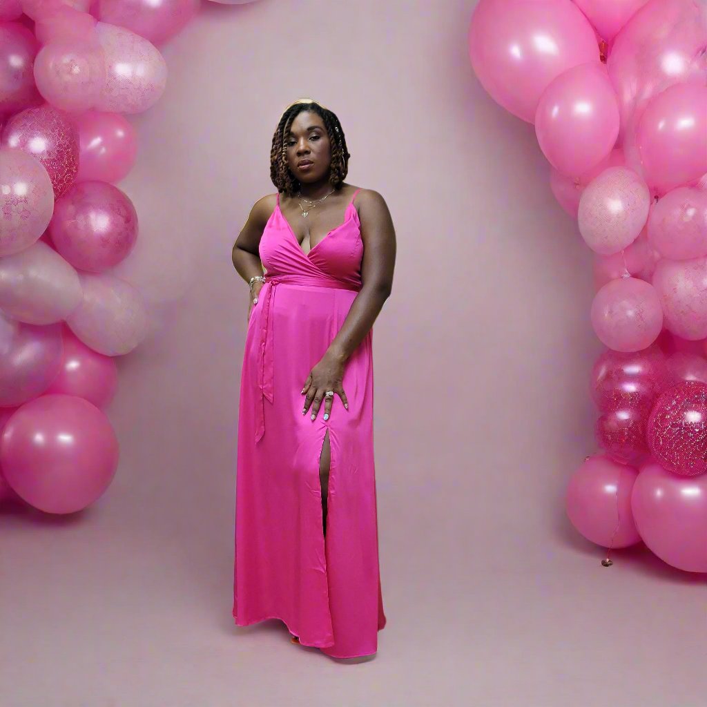 Satin Cami Maxi Dress