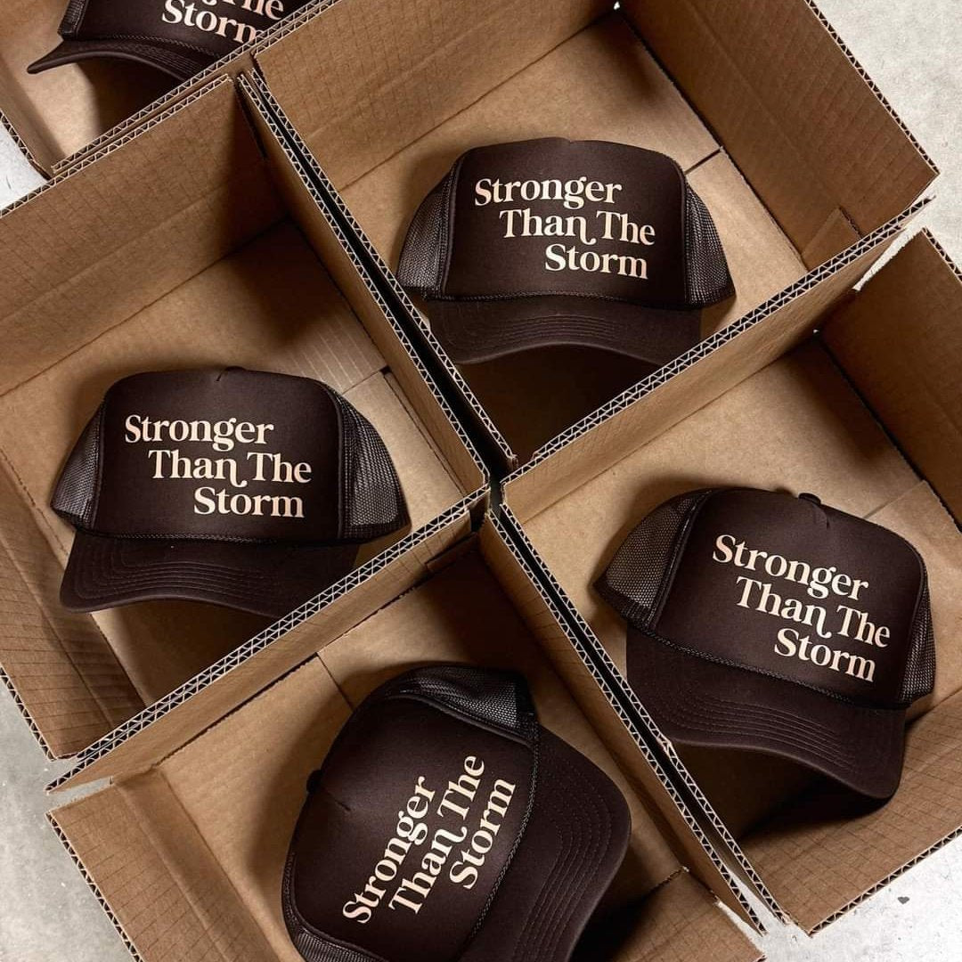Stronger than the storm trucker hat