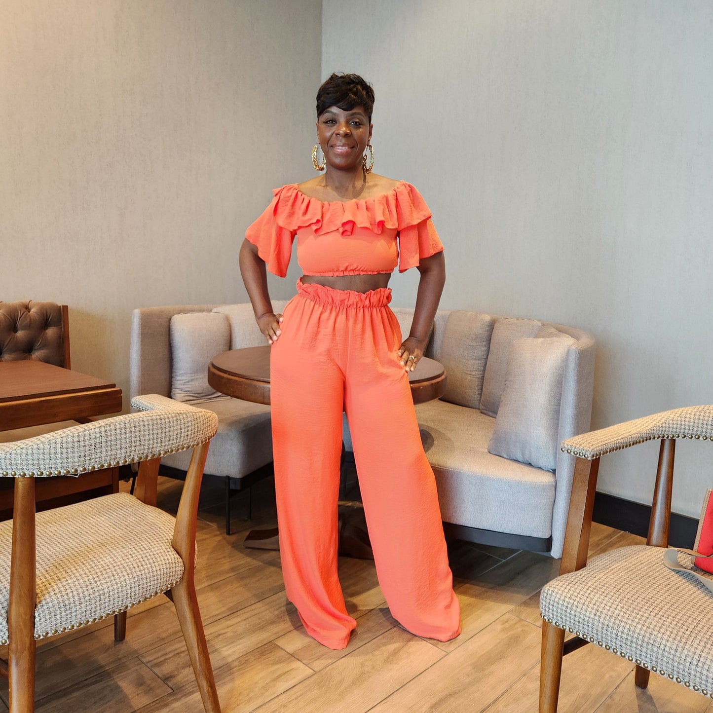 Ruffle 2 piece Set