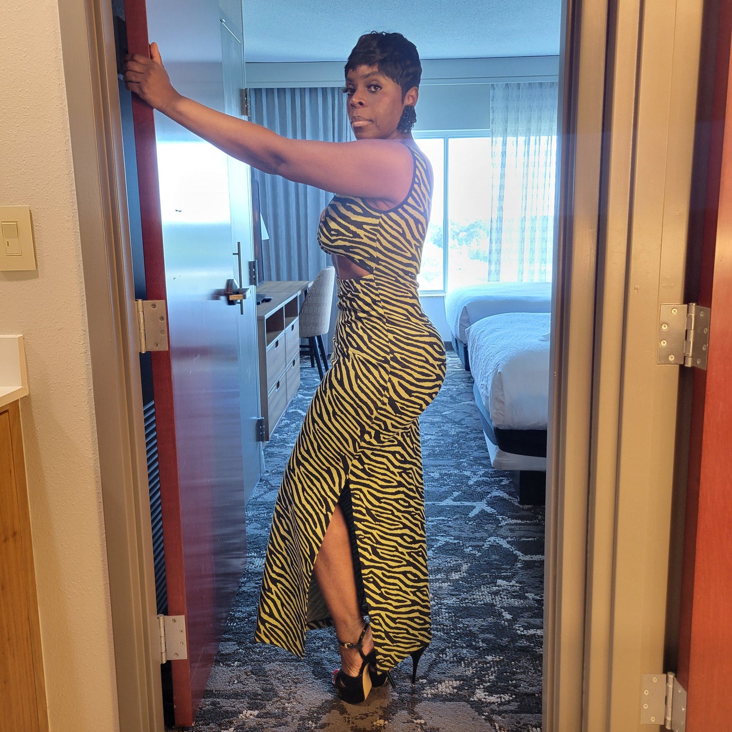 Zebra Print Dress