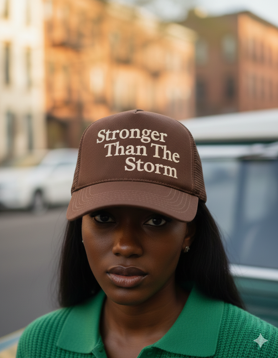 Stronger than the storm trucker hat