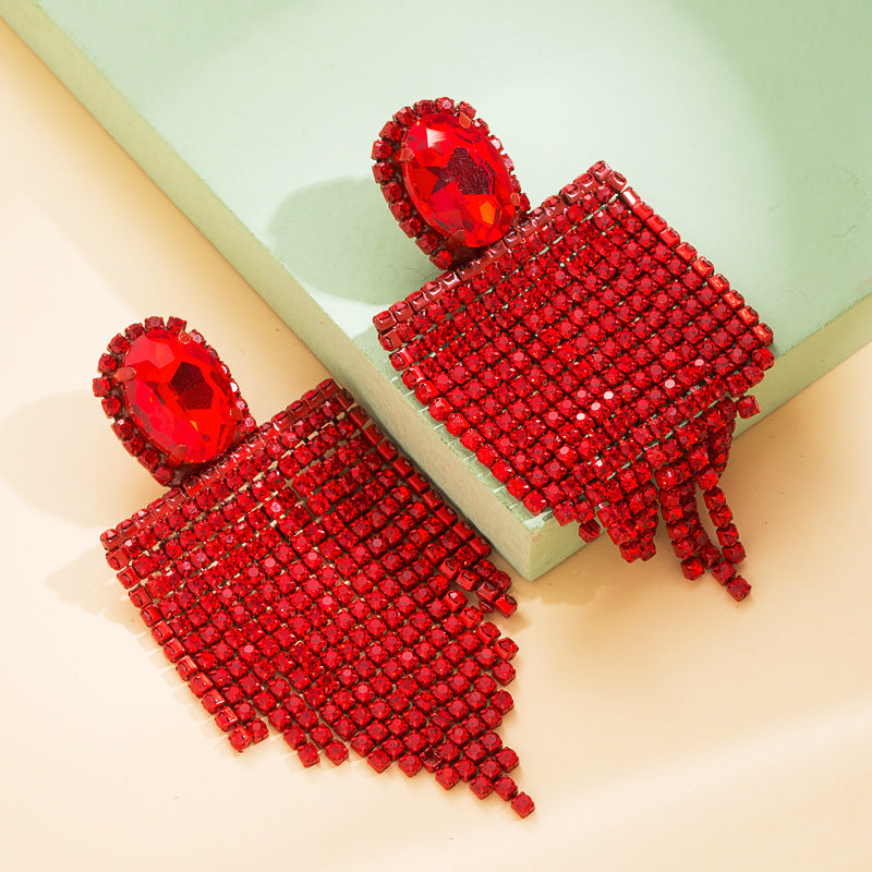 Short Tassel Dangle earrings