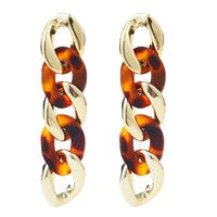 Leopard print earrings