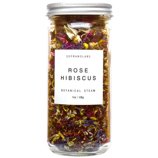 Rose Hibiscus All Natural, Vegan, and Organic Botanical Face Steam Tea