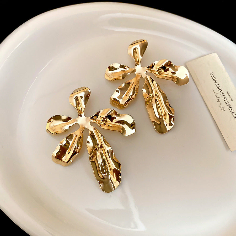 Exaggerated Flower Statement Earrings