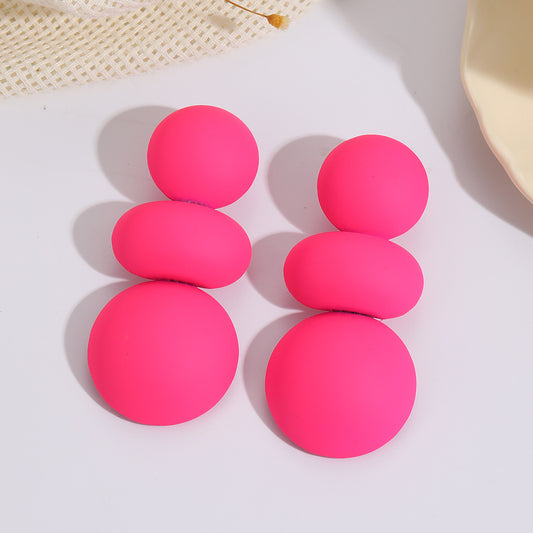 Chunky Colorful Earrings