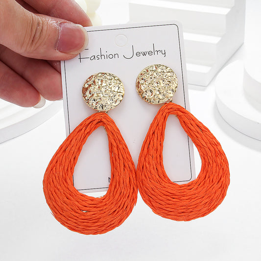 Raffia Drop Earrings