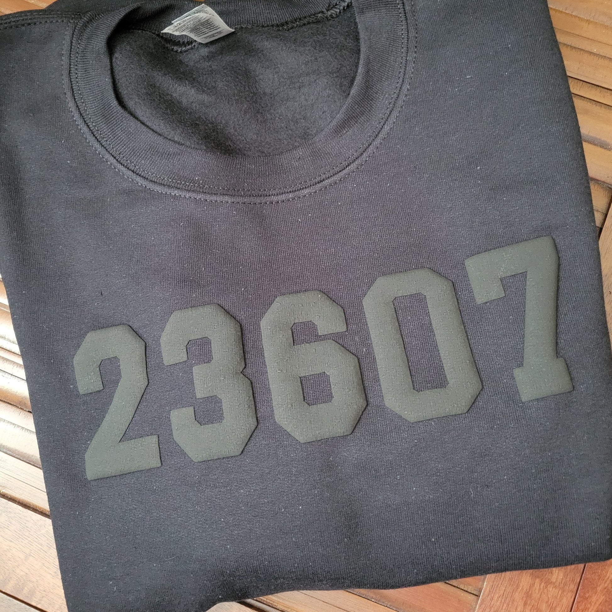 Custom Varsity Zipcode Sweatshirt