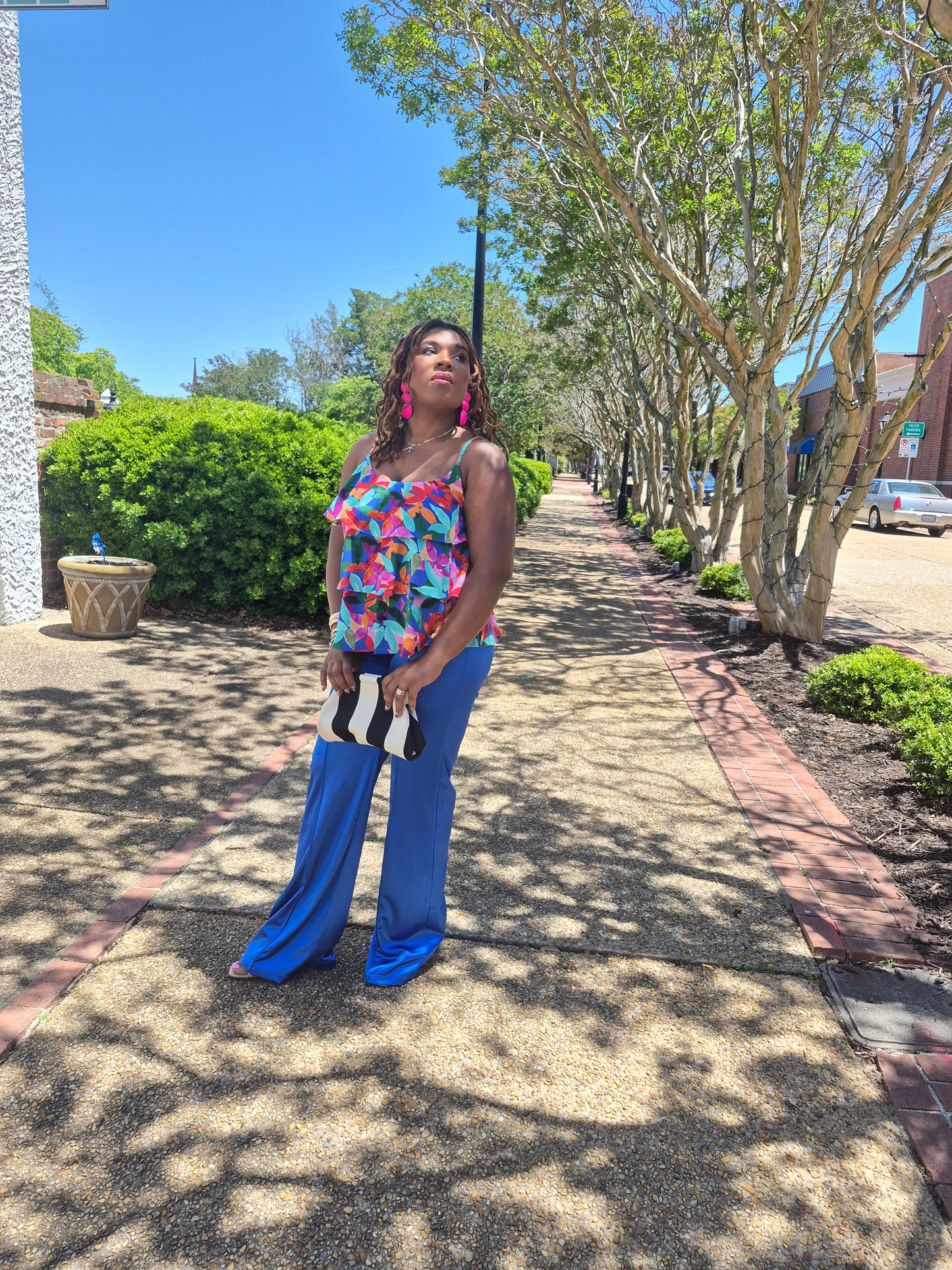 Blue_Floral_Print_Tired_Tank_Top_