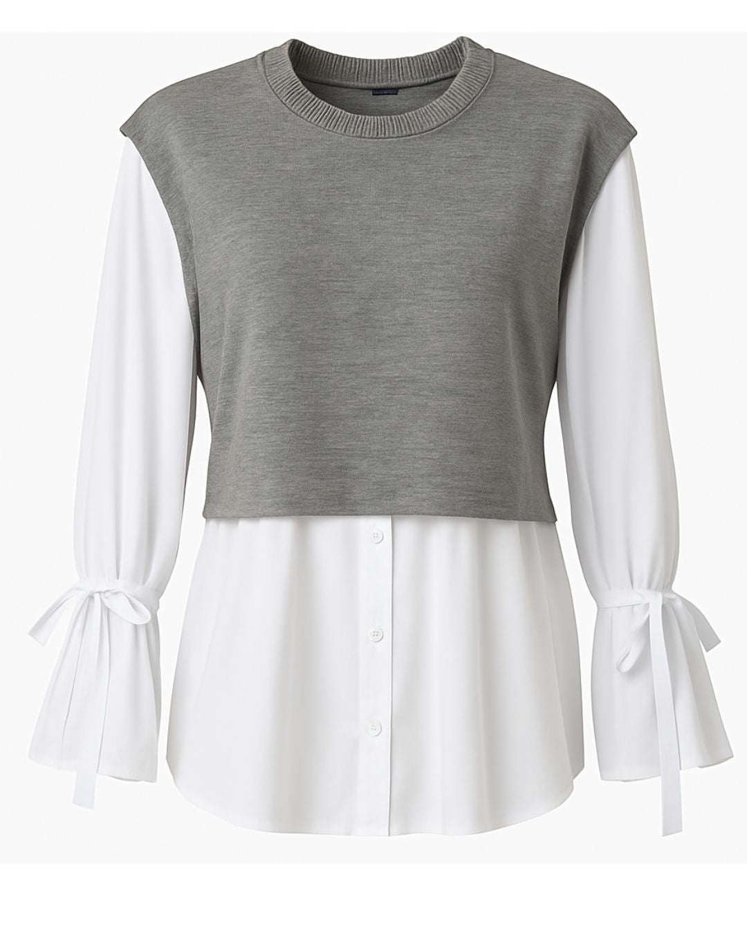 The Clean Girl Contrast Blouse