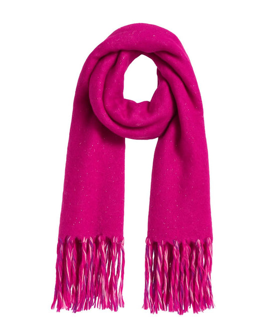 Speckle Frayed Border Bohemian Scarf