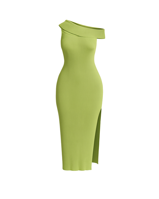 OFF THE SHOULDER MIDI DRESS