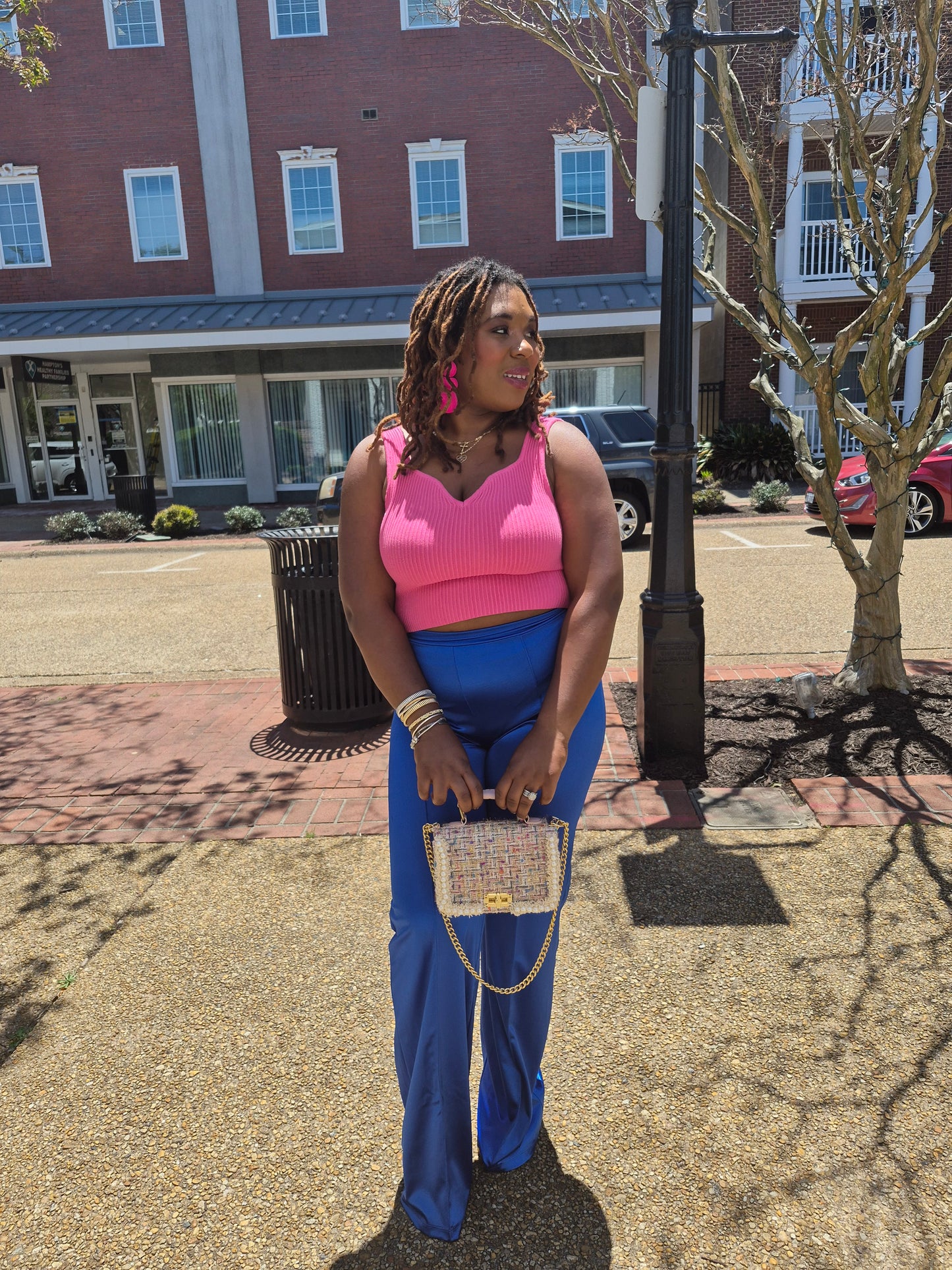 Sleeveless Sweetheart Neckline Crop Sweater Top