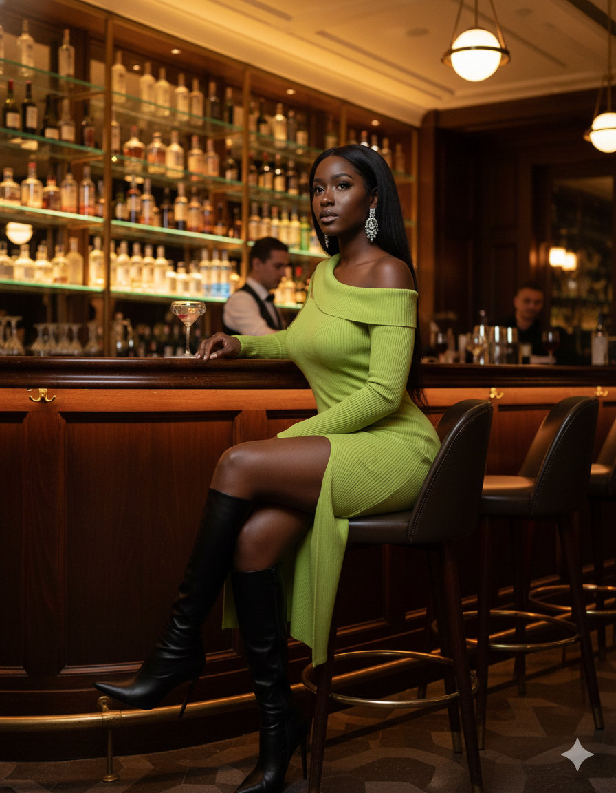 OFF THE SHOULDER MIDI DRESS